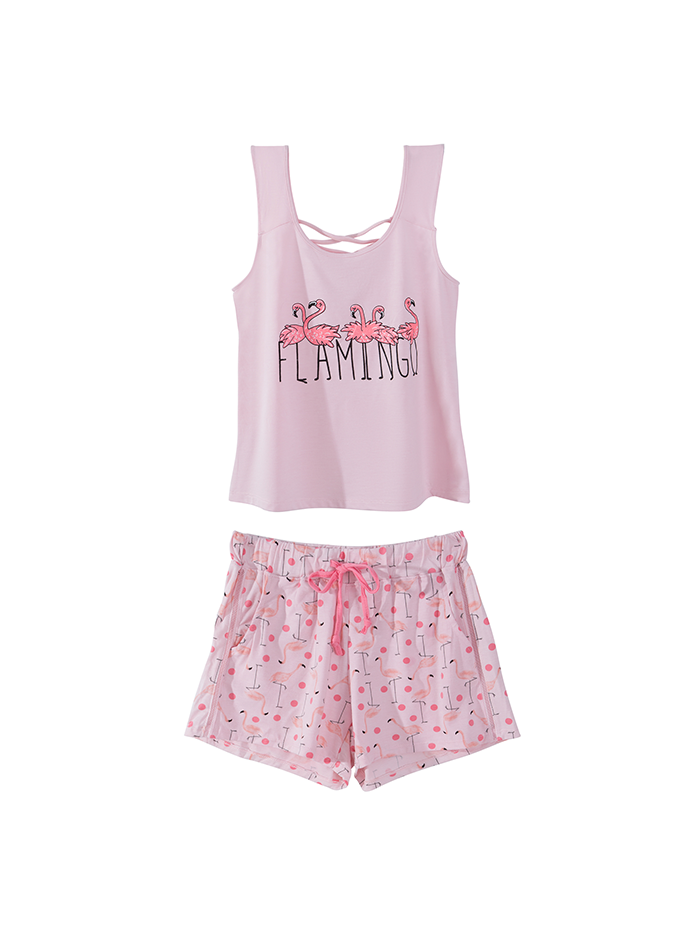 PIJAMA PANTALON CORTO DE ALGODÓN